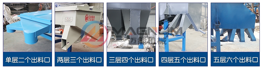 硫酸鈣粉直線(xiàn)振動(dòng)篩層級(jí)分類(lèi)